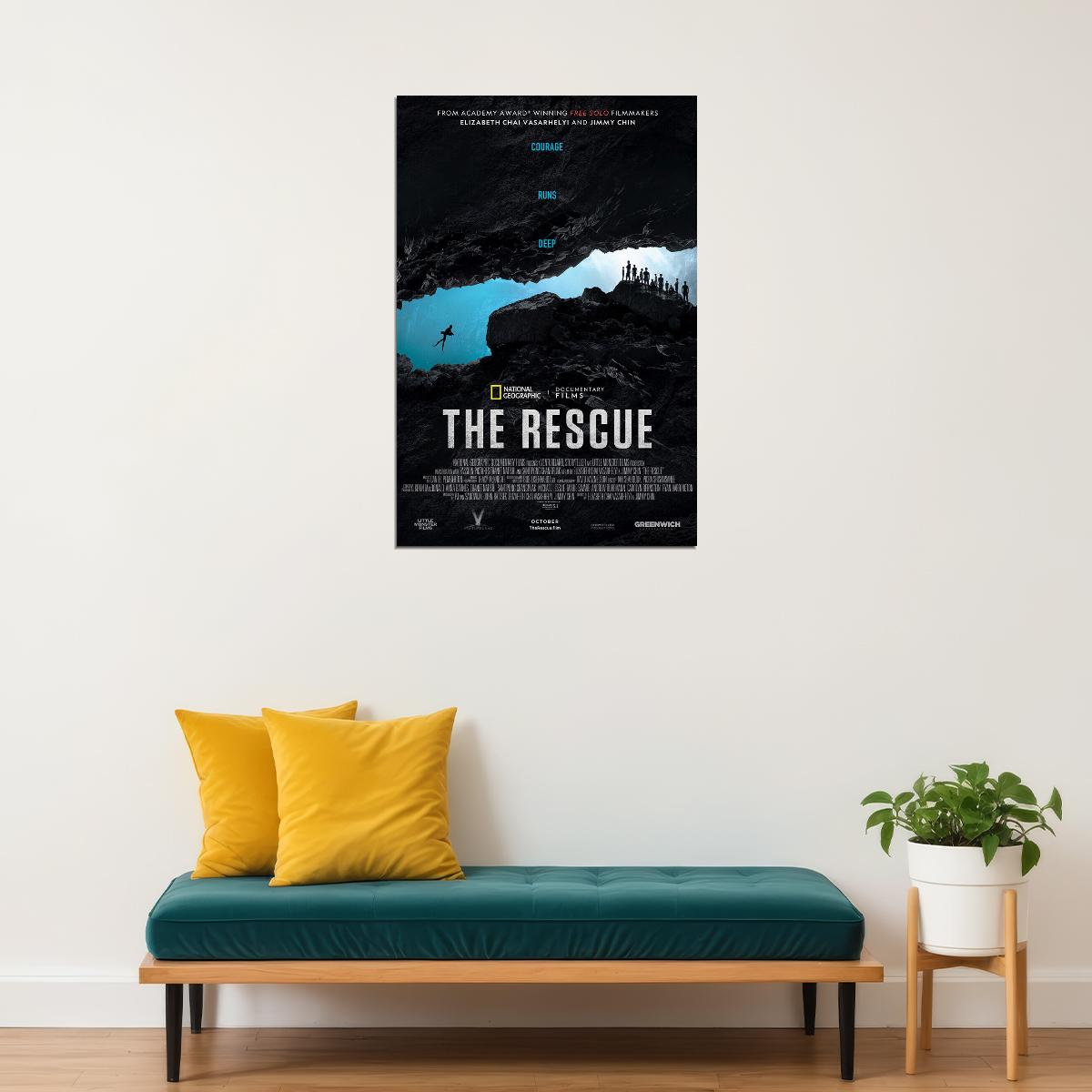 Rescue 2021 Movie Documentary Action Mystery Poster Wall Art Print Home Wall Decor - xonomax