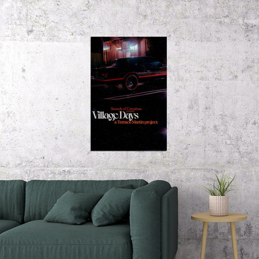 Terrace Martin Album Village Days Music Poster Wall Art Print Home Wall Decor - xonomax
