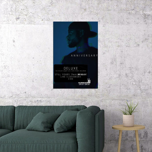 Bryson Tiller Rapper Anniversary Deluxe Poster Wall Art Print Home Wall Decor - xonomax
