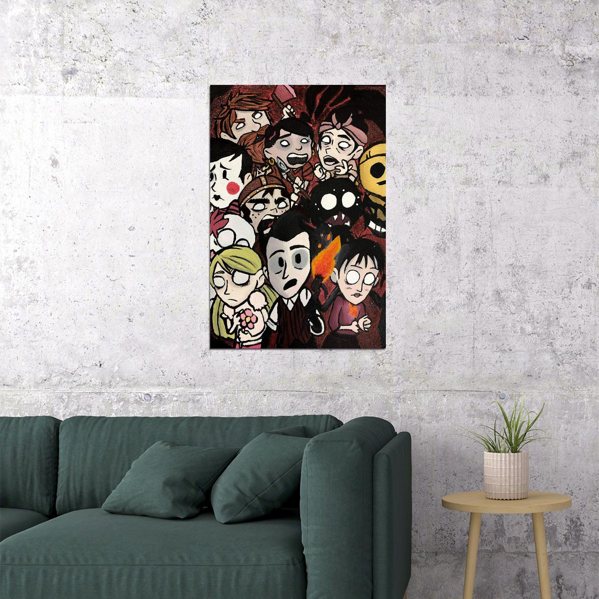 Dont Starve Together Video Game Poster Wall Art Print Home Wall Decor