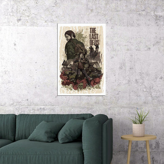 The Last Of Us Video Games Series Action Poster Wall Art Print Home Wall Decor - xonomax