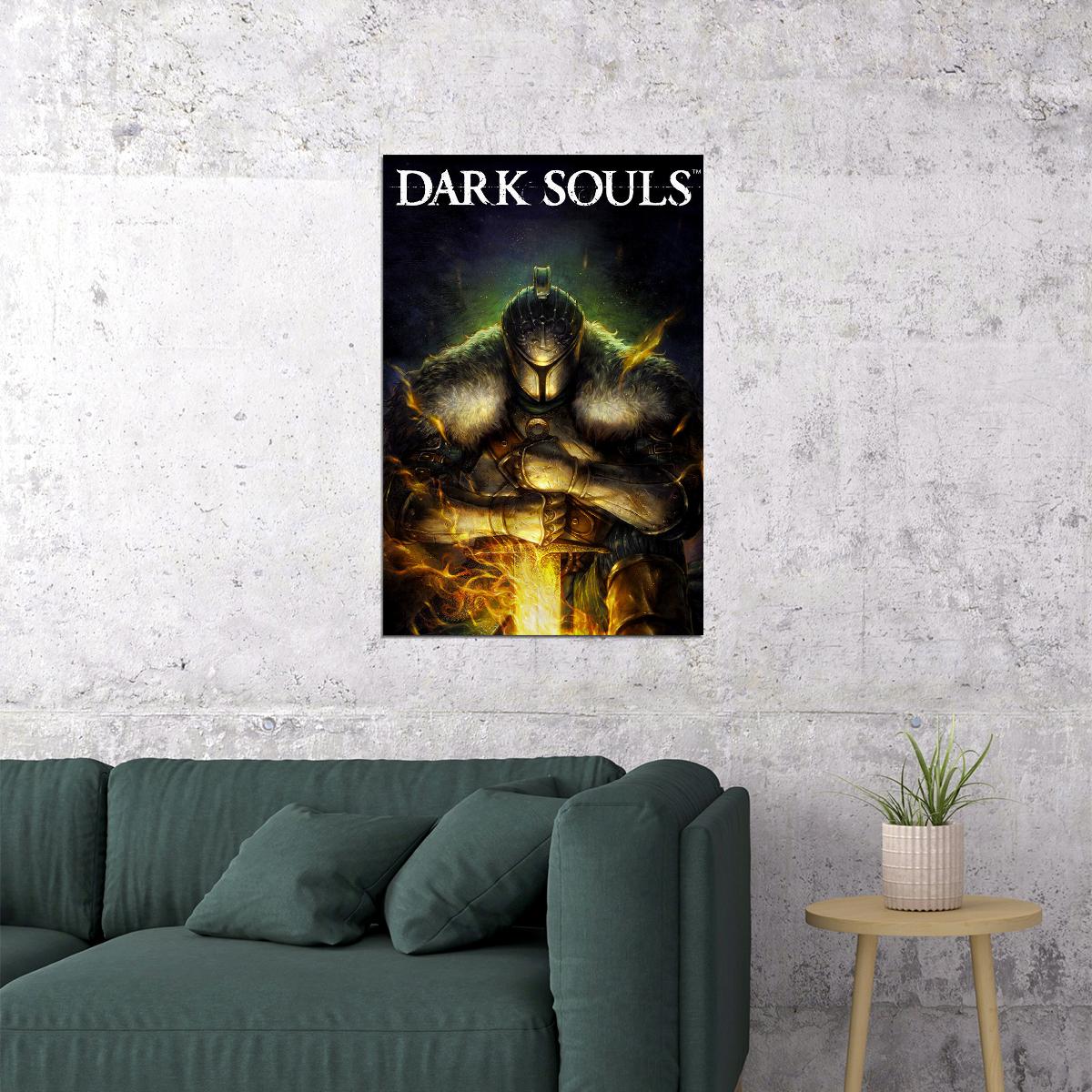 Dark Souls Astorias Video Game Role Playing Game Action Poster Wall Art Print Home Wall Decor