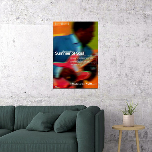 Summer Of Soul 2021 Movie Poster Wall Art Print Home Wall Decor - xonomax