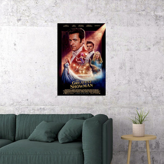 The Greatest Showman Movie Hugh Jackman Film Poster Wall Art Print Home Wall Decor - xonomax