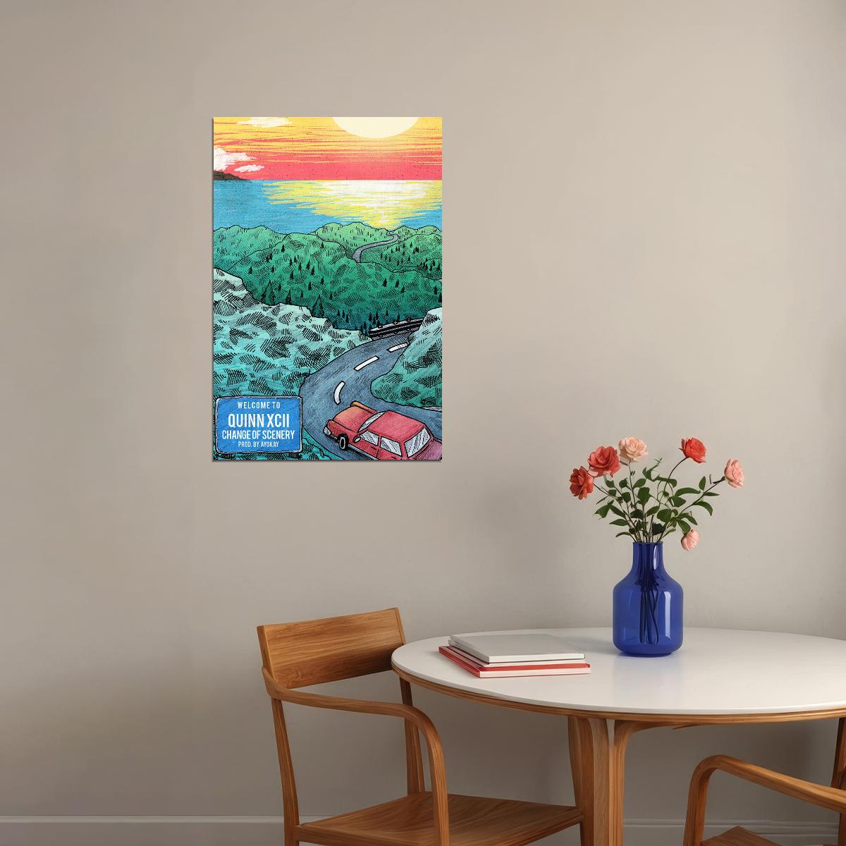 Quinn Xcii Rap Singer Change Of Scenery Poster Wall Art Print Home Wall Decor - xonomax
