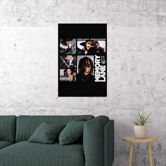 Shordie Shordie Murda Beatz Memory Lane Poster Wall Art Print Home Wall Decor - xonomax