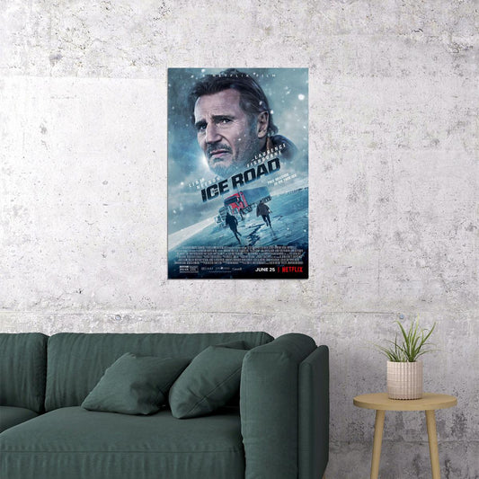 The Ice Road Action Movie Poster Wall Art Print Home Wall Decor - xonomax