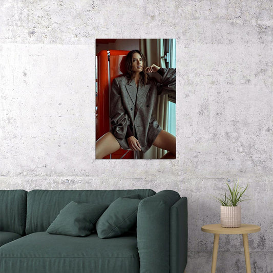 Alessandra Ambrosio Model Star Attractive Poster Wall Art Print Home Wall Decor - xonomax