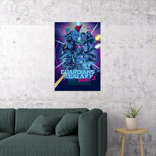 Guardians Of The Galaxy Vol2 Movie Superheroes Drama Poster Wall Art Print Home Wall Decor - xonomax