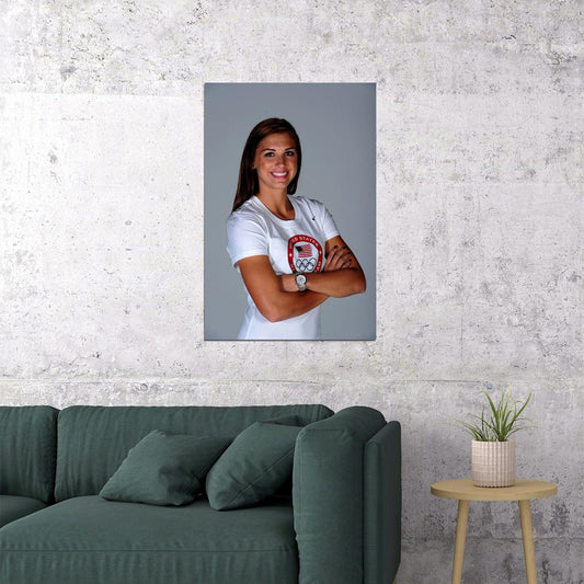 Alex Morgan Soccer Star Sport Professional Poster Wall Art Print Home Wall Decor - xonomax