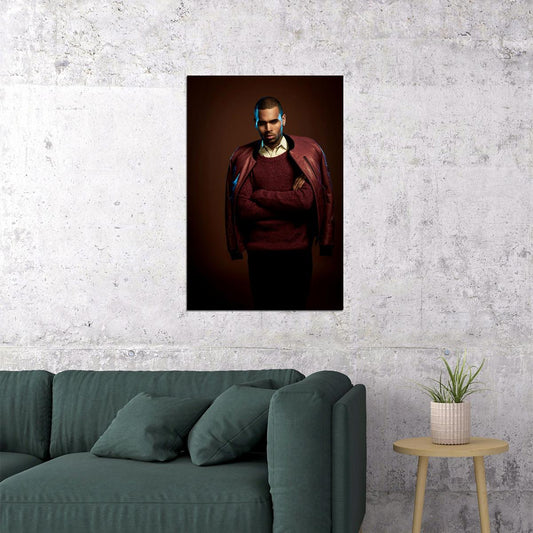 Chris Brown Singer Star Musician Rapper Poster Wall Art Print Home Wall Decor - xonomax