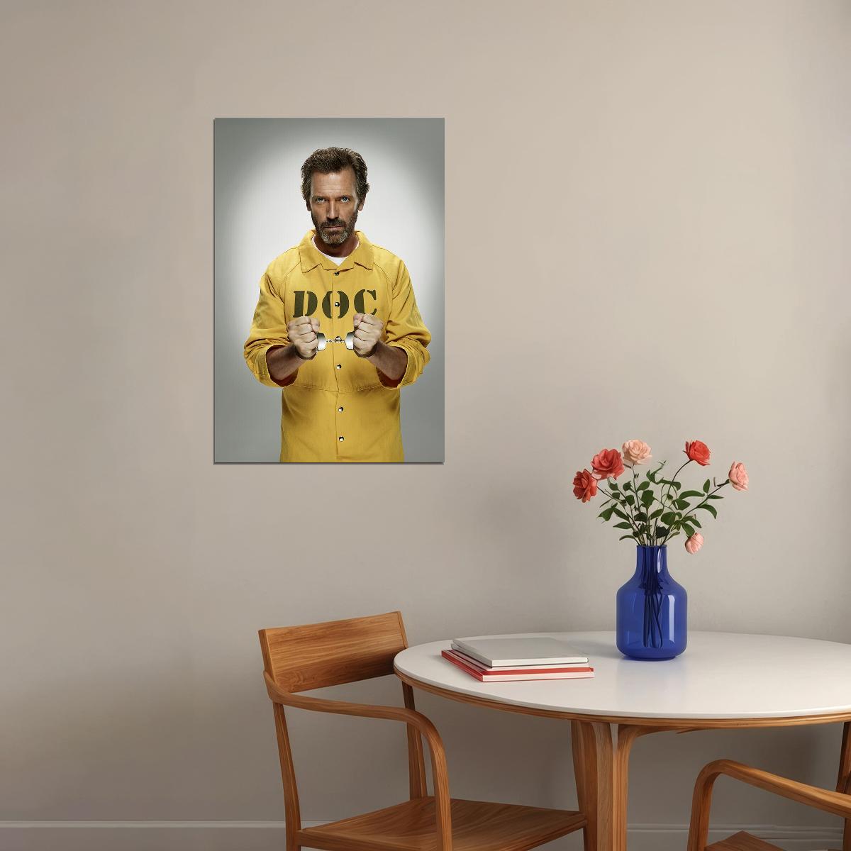 House Md Tv Series Hugh Laurie David Shore Show Poster Wall Art Print Home Wall Decor