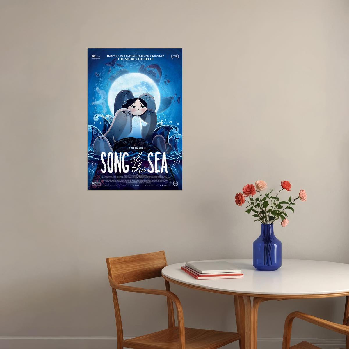 Song Of The Sea 2014 Film Animated Fantasy Movie Poster Wall Art Print Home Wall Decor - xonomax