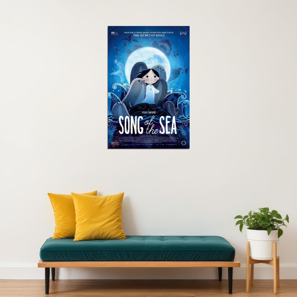 Song Of The Sea 2014 Film Animated Fantasy Movie Poster Wall Art Print Home Wall Decor - xonomax