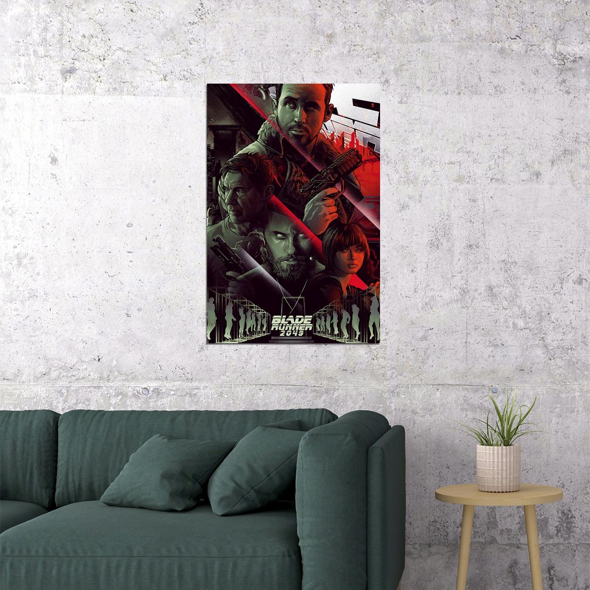 Blade Runner 2049 Movie Harrison Science Fiction Poster Wall Art Print Home Wall Decor