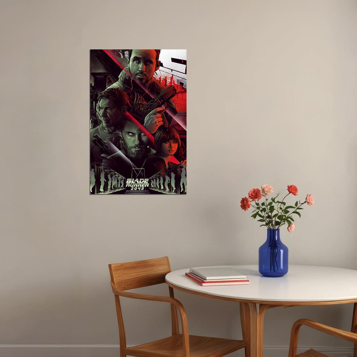 Blade Runner 2049 Movie Harrison Science Fiction Poster Wall Art Print Home Wall Decor