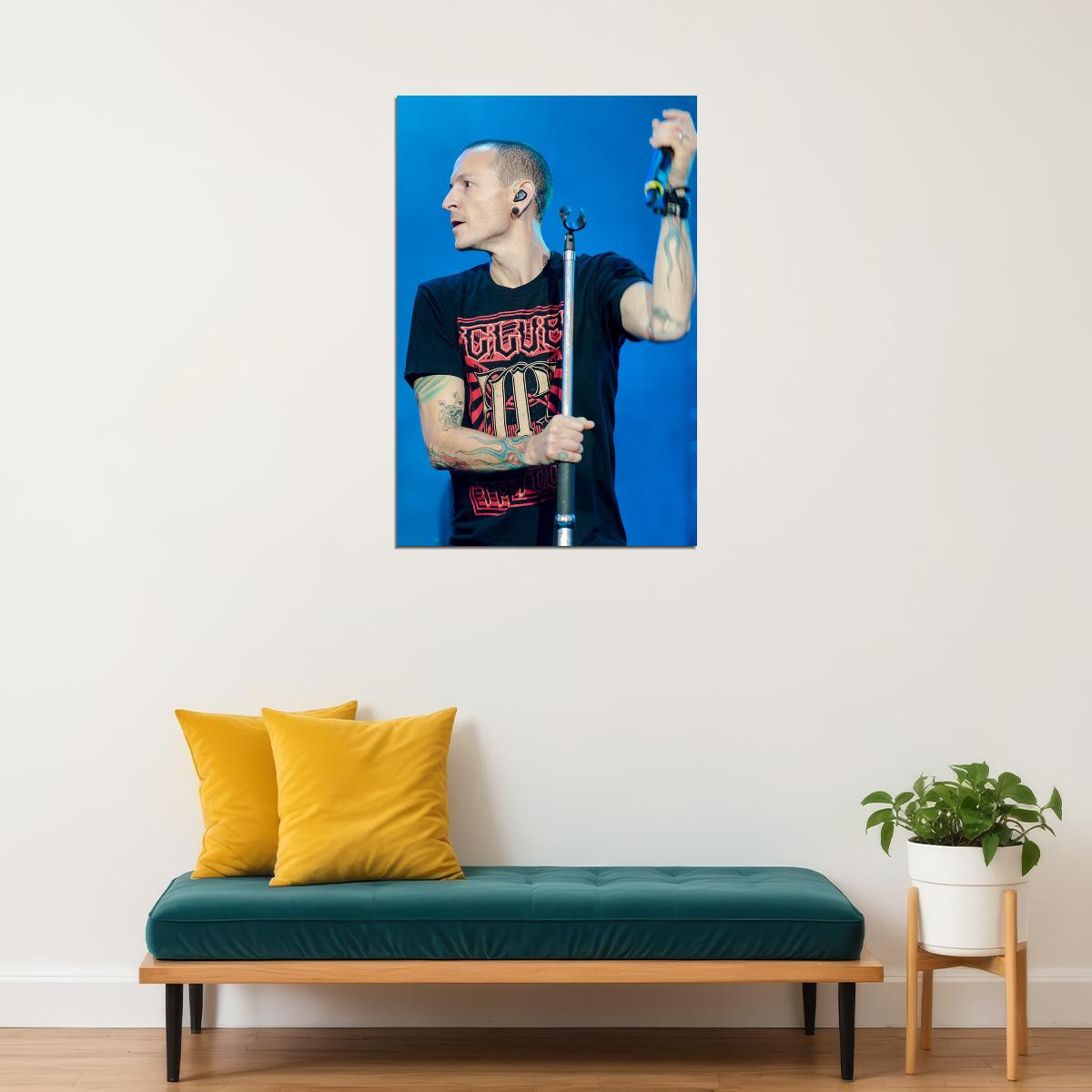 Chester Bennington Rock Music Songwriter Poster Wall Art Print Home Wall Decor - xonomax