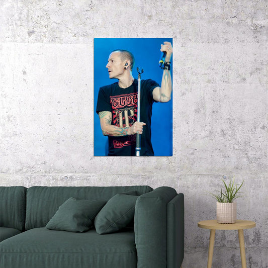 Chester Bennington Rock Music Songwriter Poster Wall Art Print Home Wall Decor - xonomax
