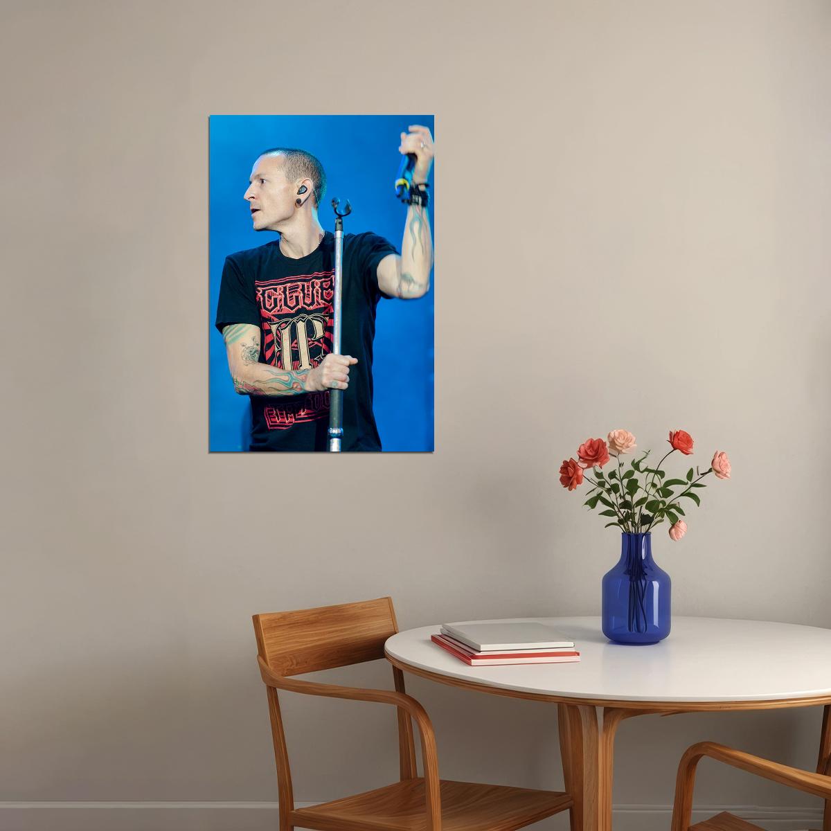 Chester Bennington Rock Music Songwriter Poster Wall Art Print Home Wall Decor - xonomax
