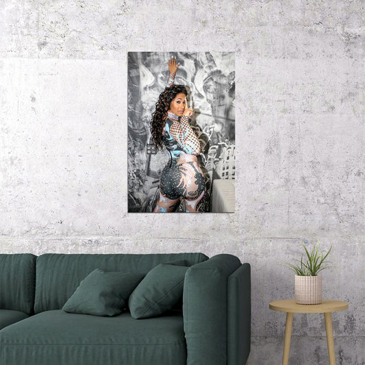 Cardi B American Fashion Female Rapper Songwriter Poster Wall Art Print Home Wall Decor - xonomax