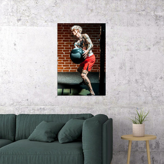 Machine Gun Kelly Bad Boy Actor Poster Wall Art Print Home Wall Decor - xonomax