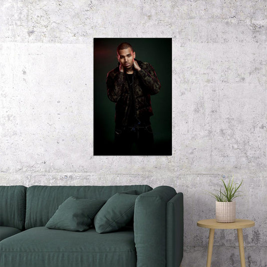 Chris Brown Photoshoot Singer Rap Artist Poster Wall Art Print Home Wall Decor - xonomax