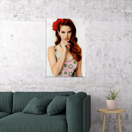 Lana Del Rey Music Star Singer Poster Wall Art Print Home Wall Decor - xonomax