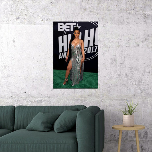Cardi B Rap Music Sexy Singer Rap Artist Poster Wall Art Print Home Wall Decor - xonomax