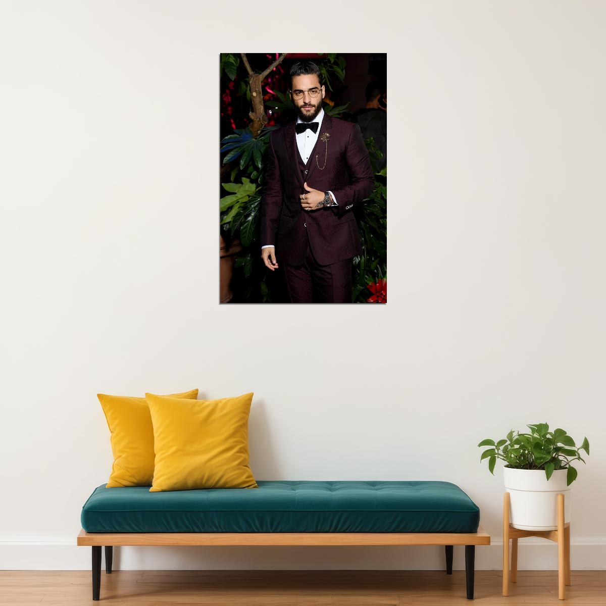 Maluma Music Singer Star Fashion Songwriter Poster Wall Art Print Home Wall Decor