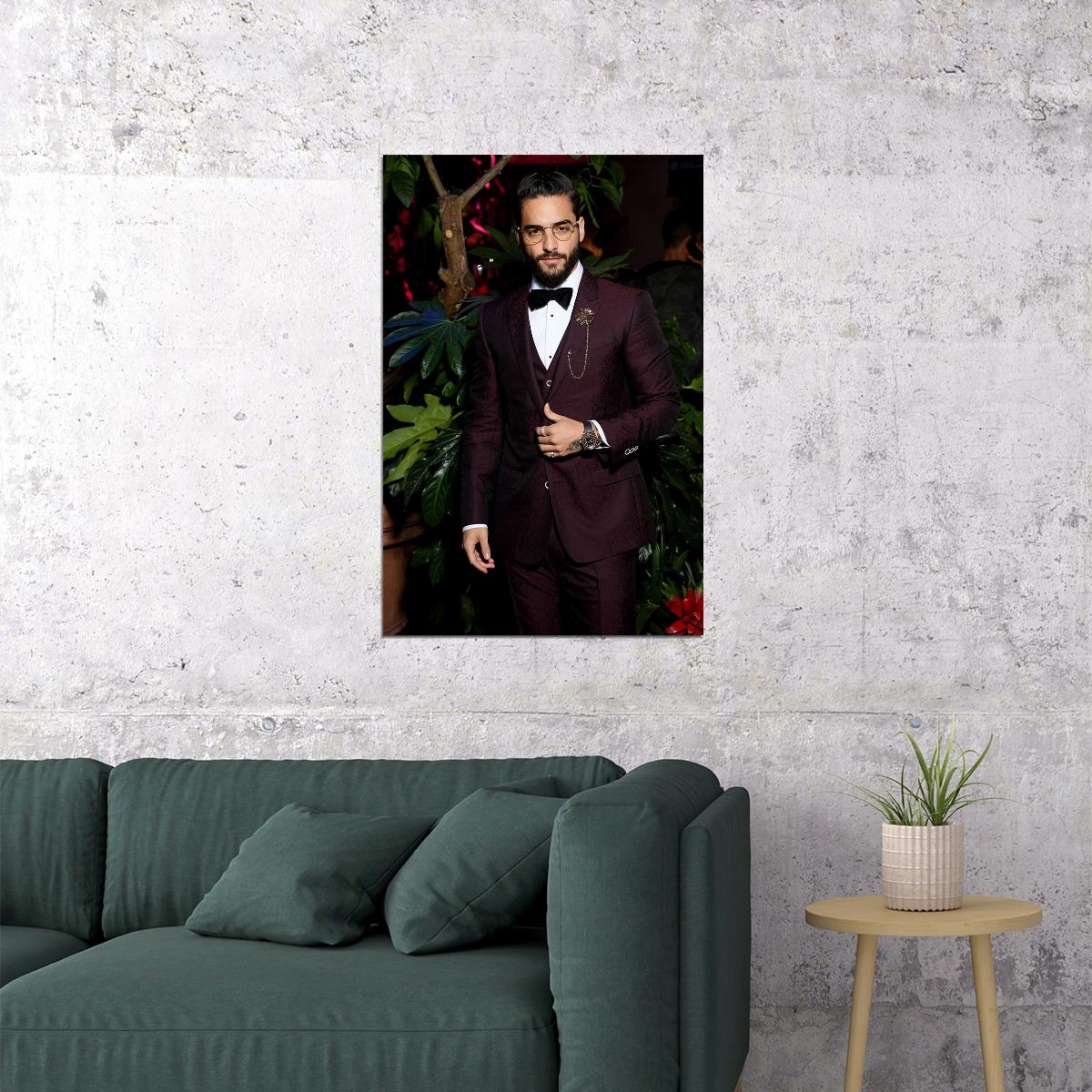 Maluma Music Singer Star Fashion Songwriter Poster Wall Art Print Home Wall Decor