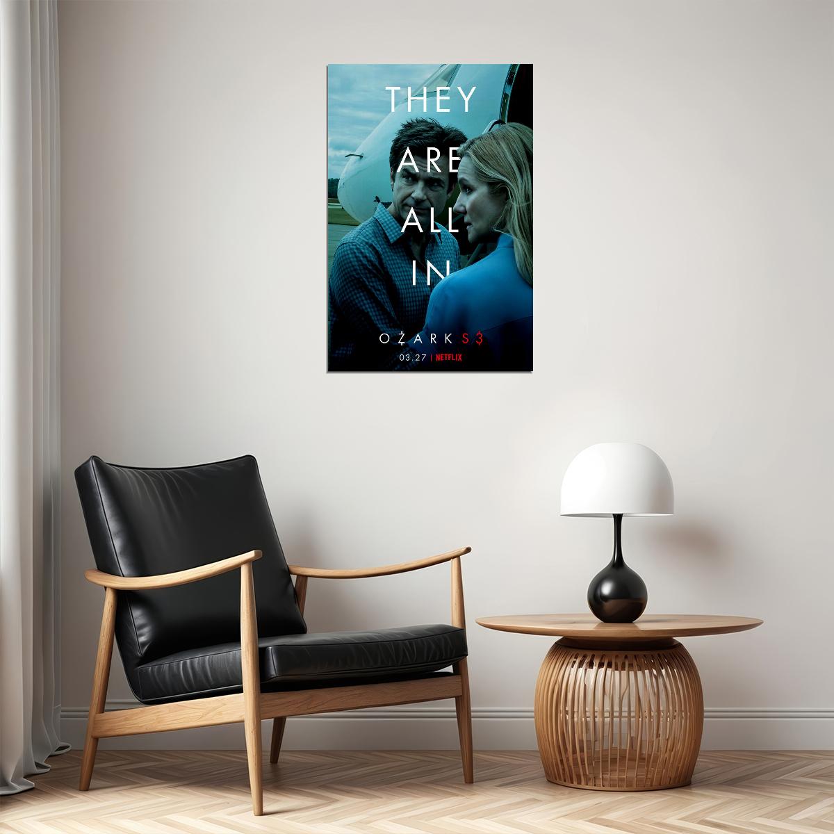 Ozark Jason Bateman 2017 Tv Series Show Season Crime Poster Wall Art Print Home Wall Decor - xonomax