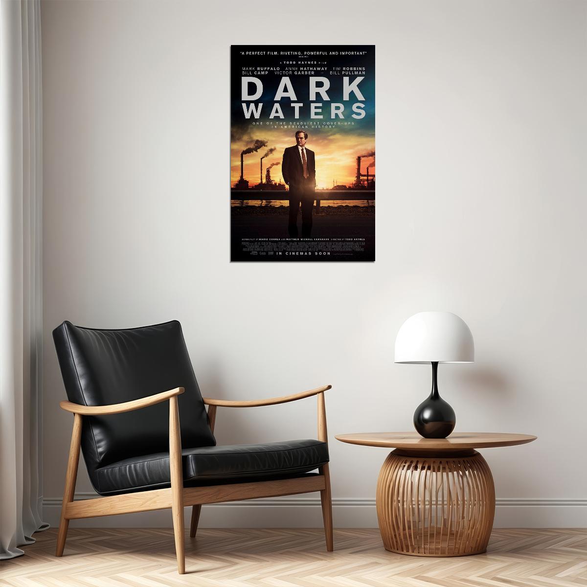 Dark Waters 2019 Todd Haynes Mark Ruffalo Movie Poster Wall Art Print Home Wall Decor - xonomax
