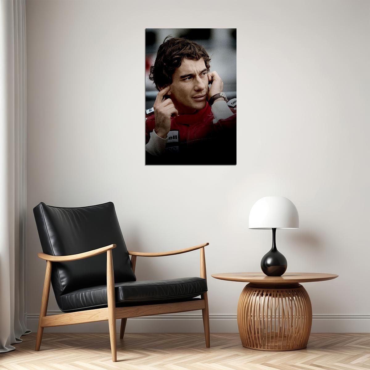 Ayrton Senna F1 Formula Grand Mc Super Racing Car Poster Wall Art Print Home Wall Decor - xonomax