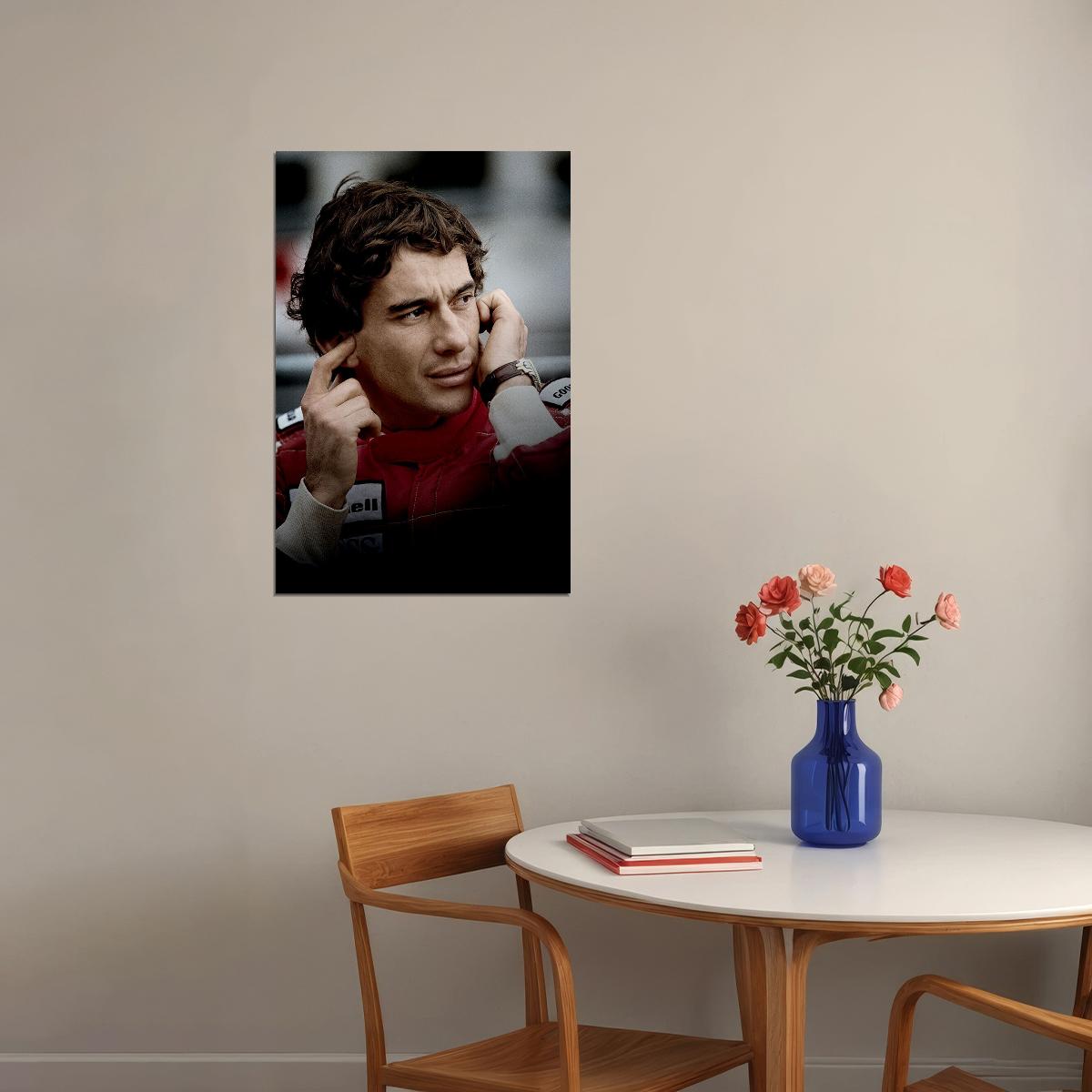 Ayrton Senna F1 Formula Grand Mc Super Racing Car Poster Wall Art Print Home Wall Decor - xonomax