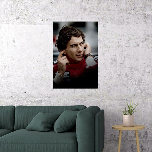 Ayrton Senna F1 Formula Grand Mc Super Racing Car Poster Wall Art Print Home Wall Decor - xonomax