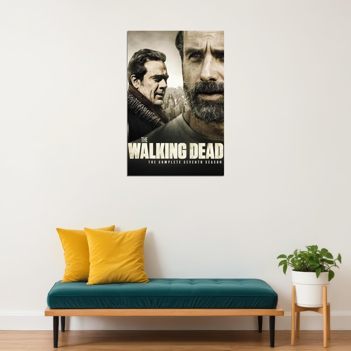 The Walking Dead Season 7 Movie Usa Tv Series Action Poster Wall Art Print Home Wall Decor