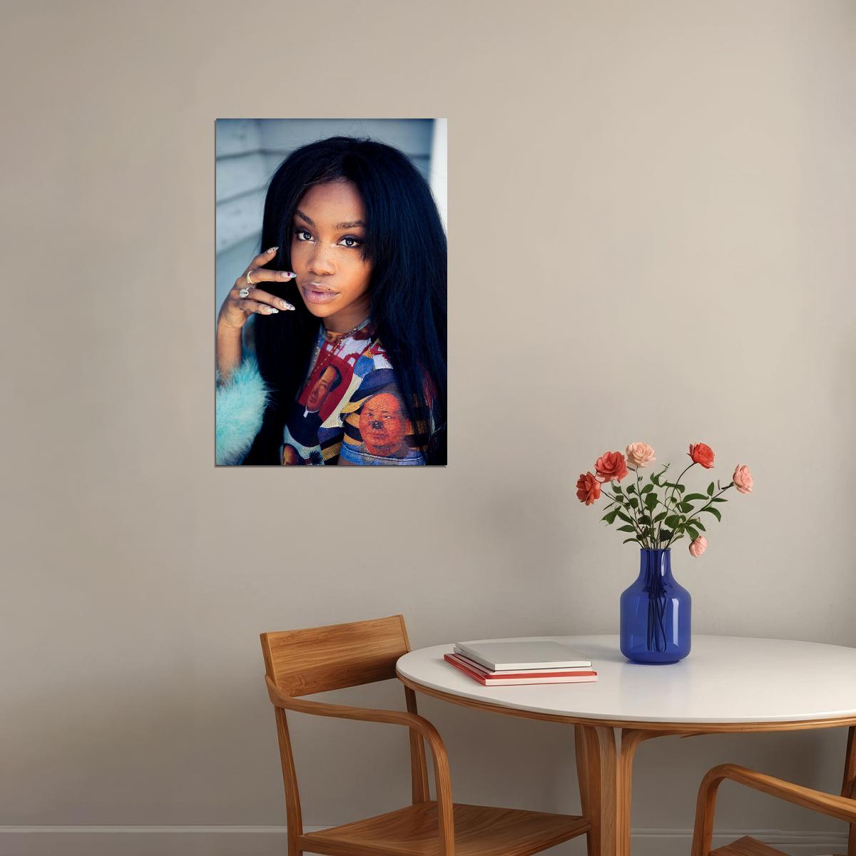 Sza Usa Hip Hop Rap Music Singer Star Beautiful Poster Wall Art Print Home Wall Decor - xonomax