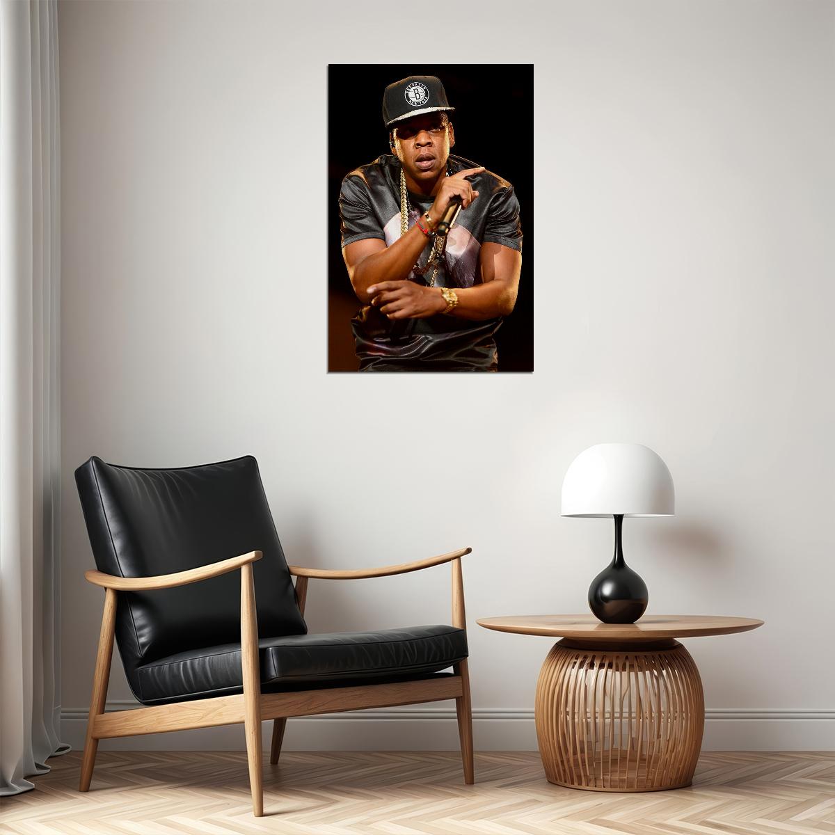 Jay Z Nice Rap Hip Hop Music Star Musician Poster Wall Art Print Home Wall Decor