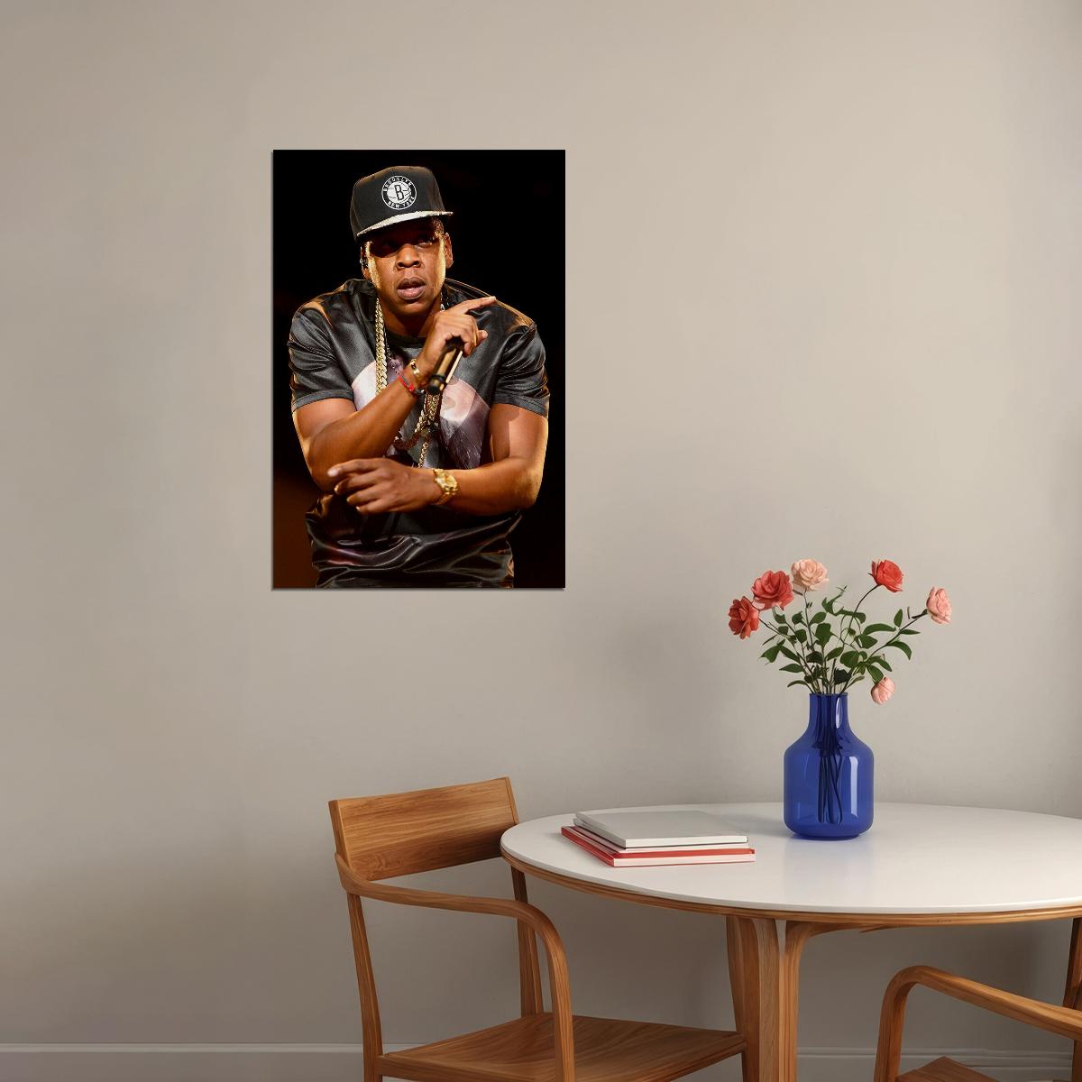 Jay Z Nice Rap Hip Hop Music Star Musician Poster Wall Art Print Home Wall Decor