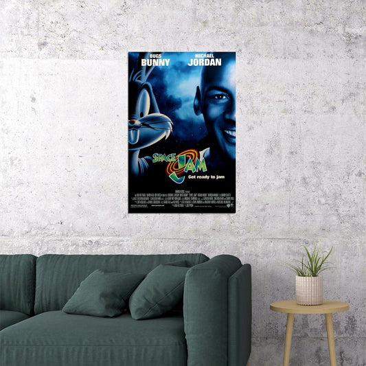 Space Jam Movie Poster Wall Art Print Home Wall Decor - xonomax