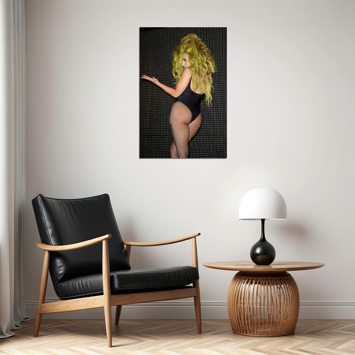 Lady Gaga Rap Music Singer Super Star Sexy Girl Rapper Poster Wall Art Print Home Wall Decor