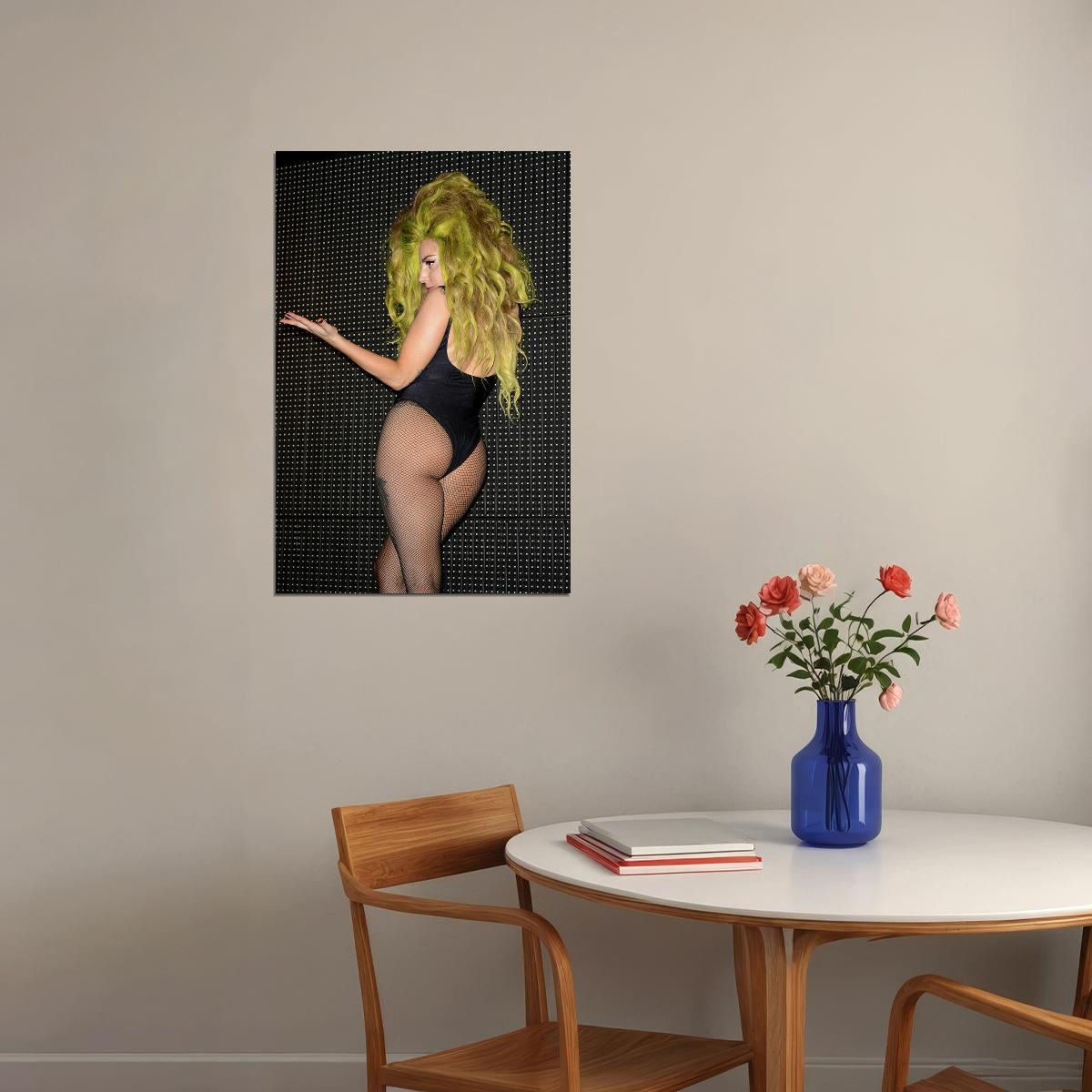 Lady Gaga Rap Music Singer Super Star Sexy Girl Rapper Poster Wall Art Print Home Wall Decor