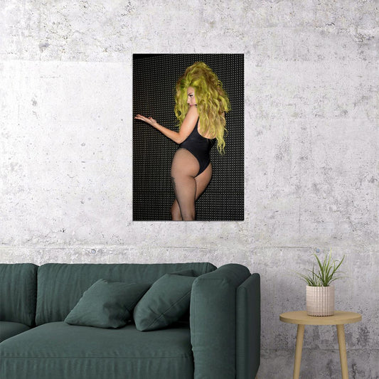 Lady Gaga Rap Music Singer Super Star Sexy Girl Rapper Poster Wall Art Print Home Wall Decor - xonomax