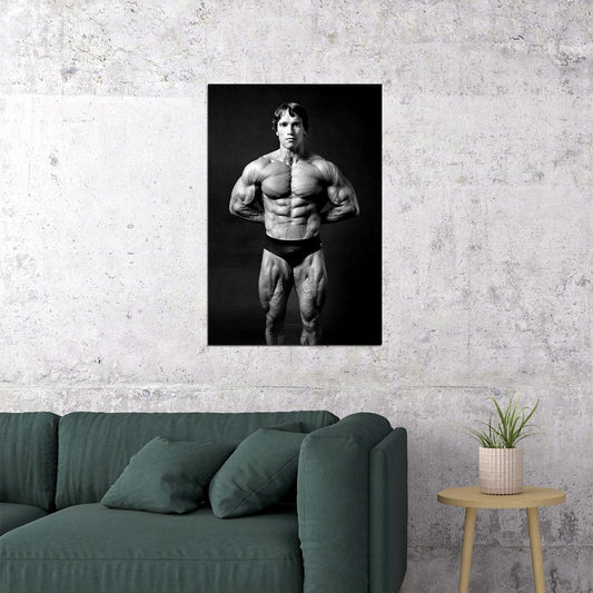 Arnold Schwarzenegger Bodybuilding Star Politician Poster Wall Art Print Home Wall Decor - xonomax
