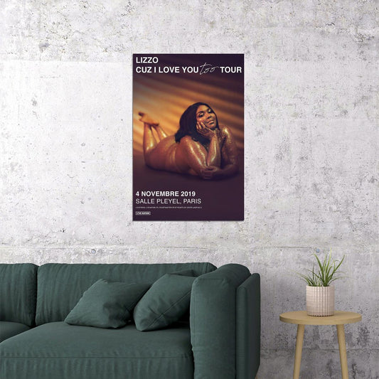 Lizzo Cuz Music Album 2019 Songwriter Poster Wall Art Print Home Wall Decor - xonomax