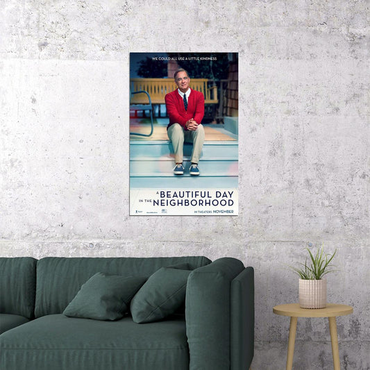 A Beautiful Day In The Neighborhood Movie 2019 Drama Poster Wall Art Print Home Wall Decor - xonomax