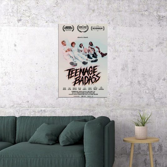 Teenage Badass Movie 2019 Comedy Poster Wall Art Print Home Wall Decor - xonomax