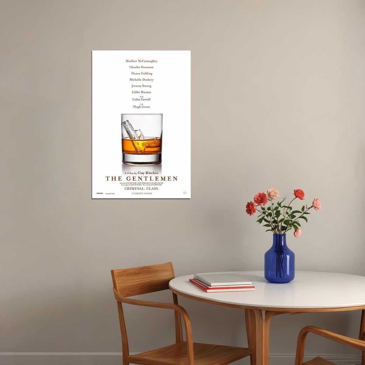 The Gentlemen Movie 2020 Action Comedy Movie Poster Wall Art Print Home Wall Decor - xonomax