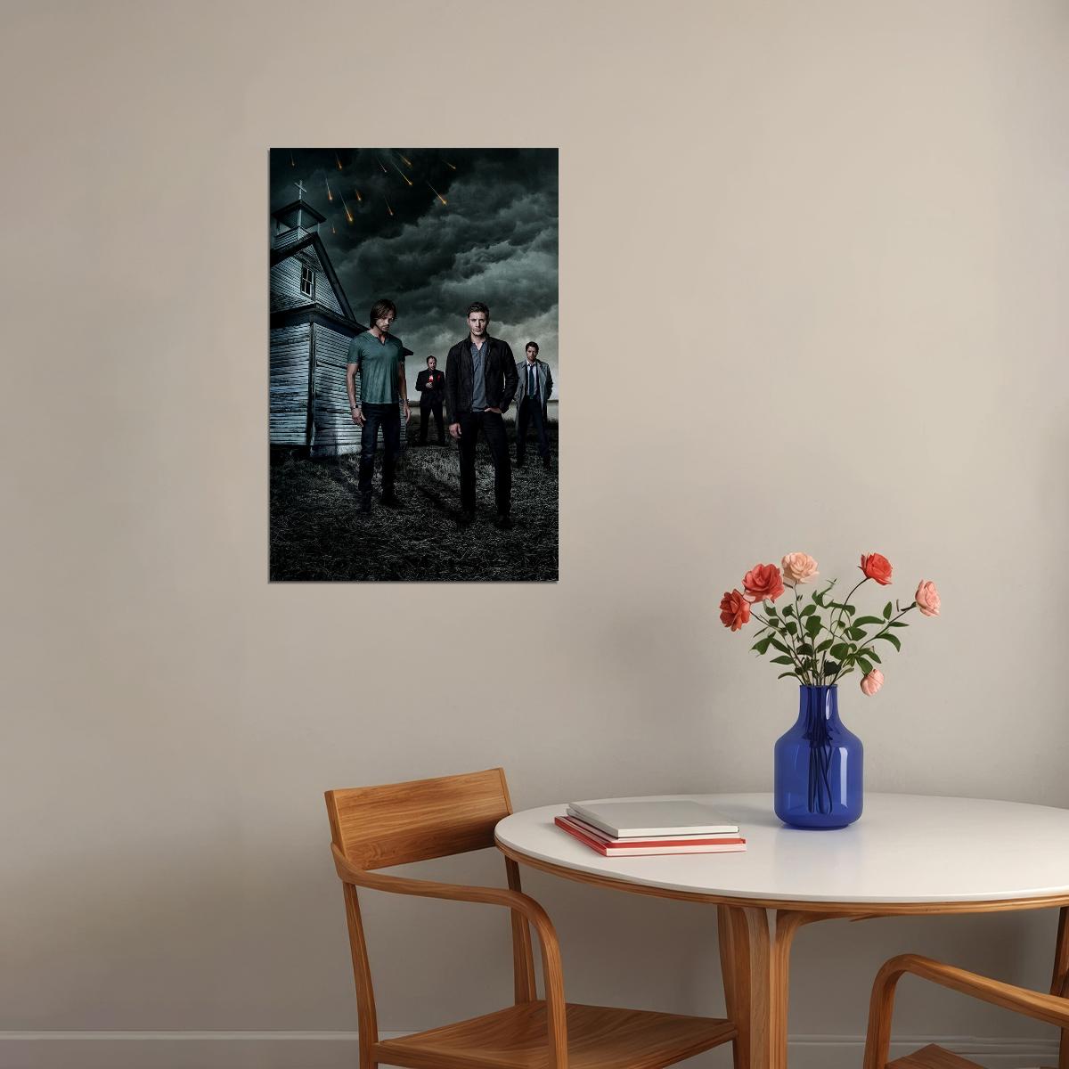 Supernatural Tv Series Show Season 14 Sam Dean Movie Fantasy Poster Wall Art Print Home Wall Decor - xonomax