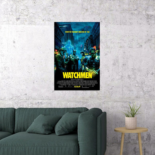 Watchmen Tv Series Show Season 2019 Movie Action Poster Wall Art Print Home Wall Decor - xonomax